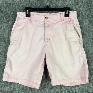 VINEYARD VINES SHORTS MENS 30 PINK CHINO BROKEN-IN‎ DISTRESSED TWILL PREPPY CLUB